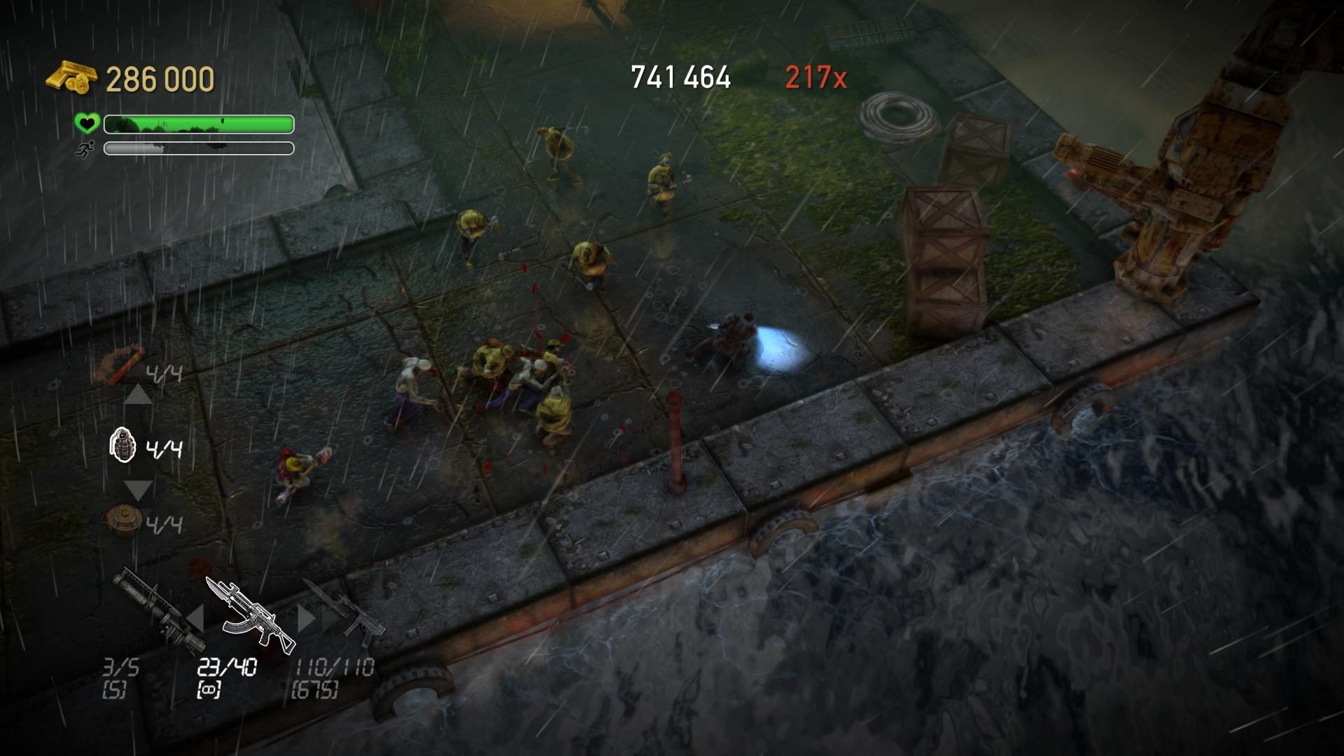 Dead Nation Apocalypse Edition rain