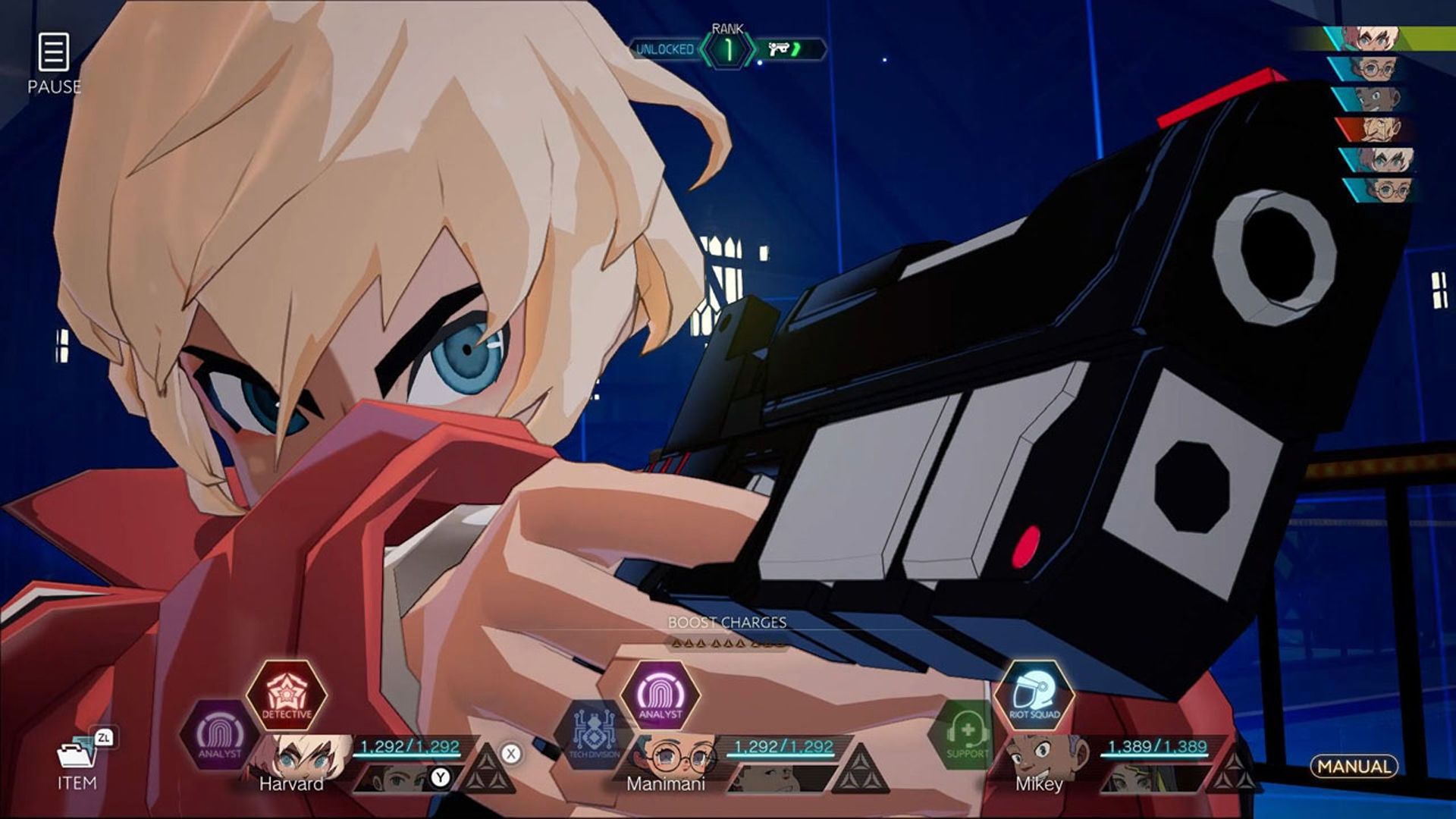 decapolice aiming gun