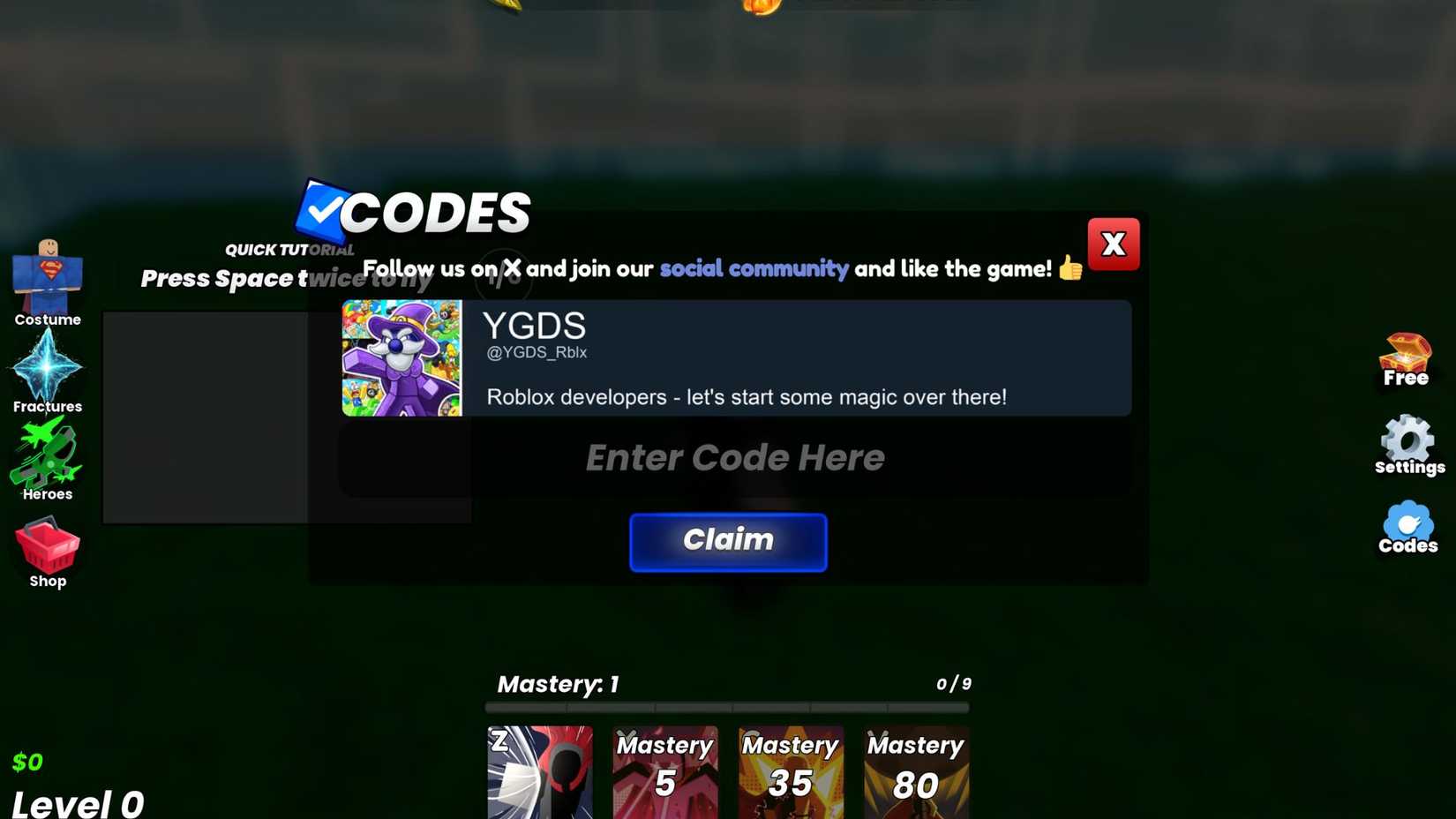 Destroy Color Code Roblox Destroy Codes