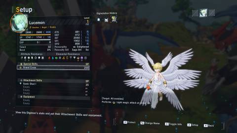 Digimon Story Time Stranger Lucemon