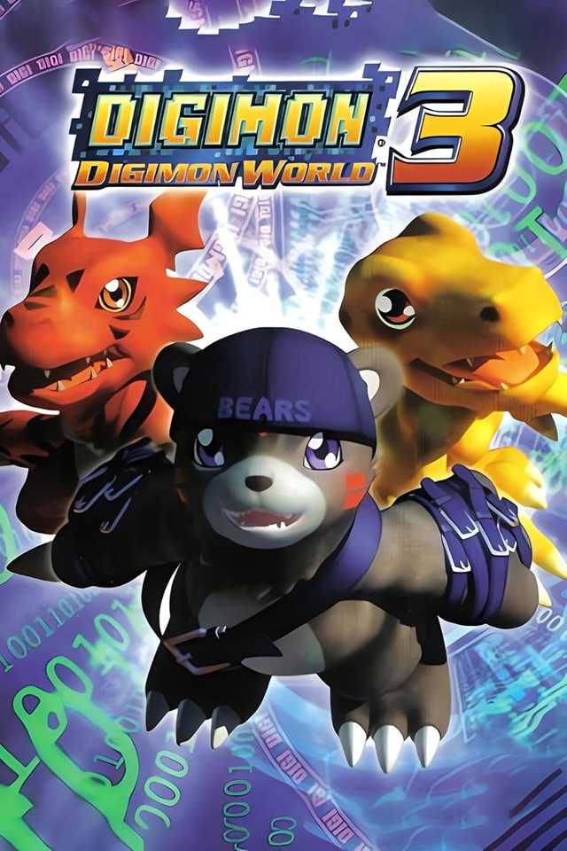 digimon world 3 tag page cover art