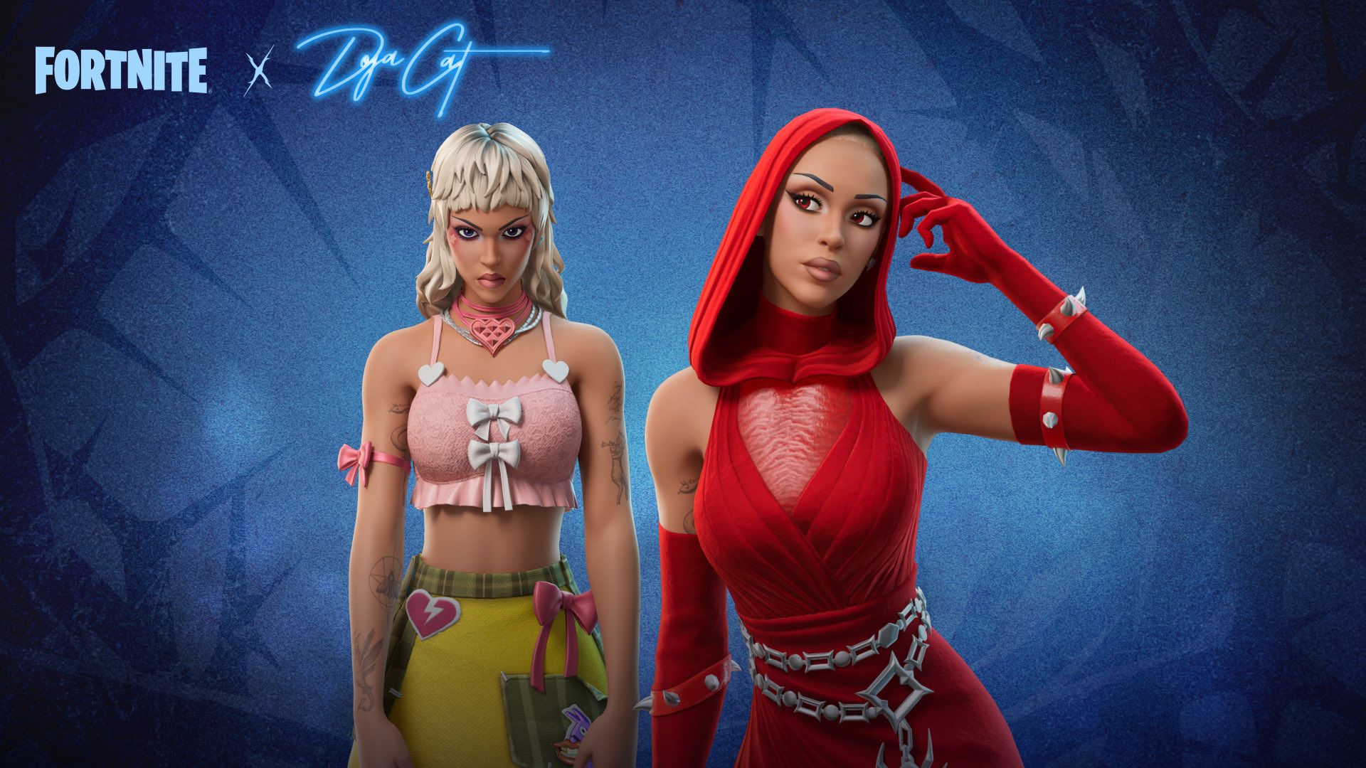 All Doja Cat Skins & Cosmetics in Fortnite