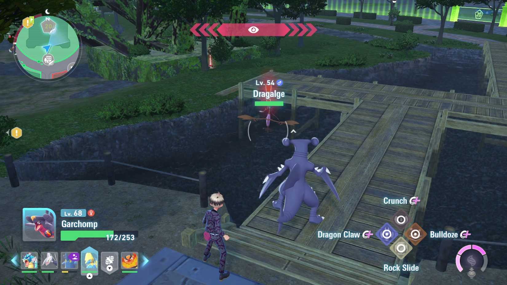 dragalge in wild zone 20 in pokemon legends za