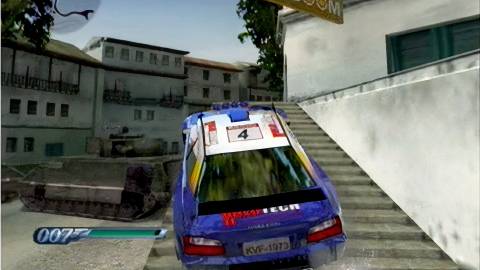 Driving a car in James Bond Everything Or Nothing