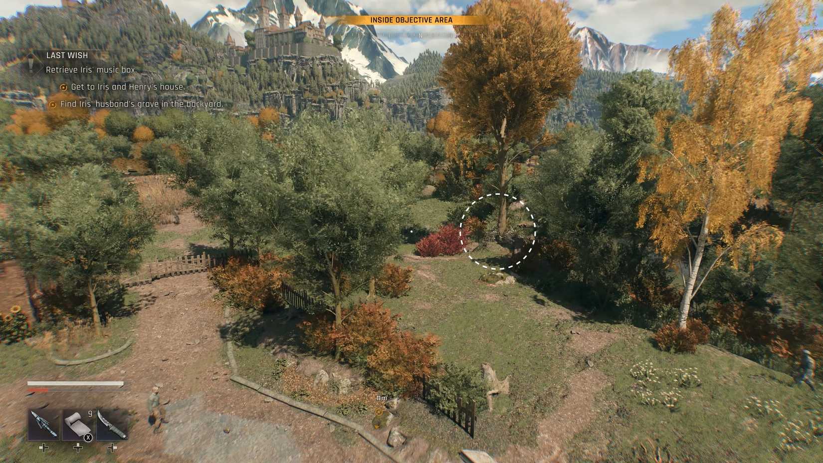 Dying Light The Beast Iris' Husband's Grave Location