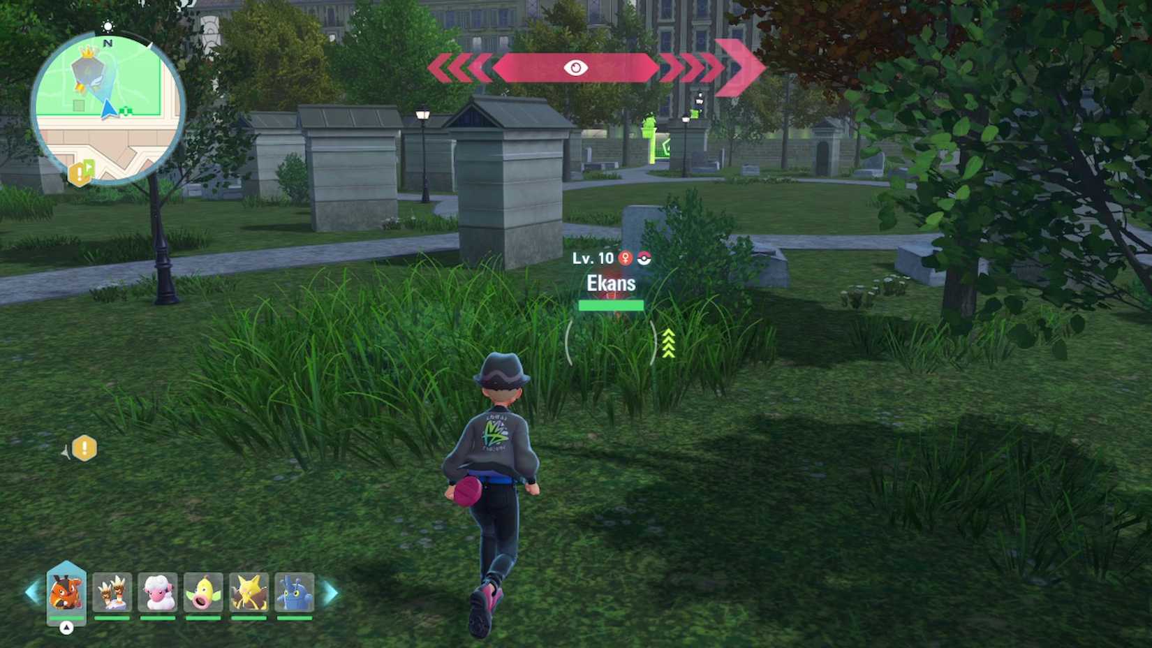 ekans location in wild zone 4 in pokemon legends za