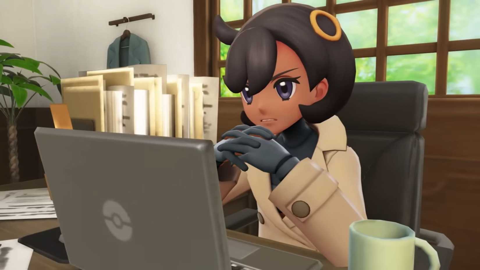 Emma in Looker's office - Pokemon Legends Z-A