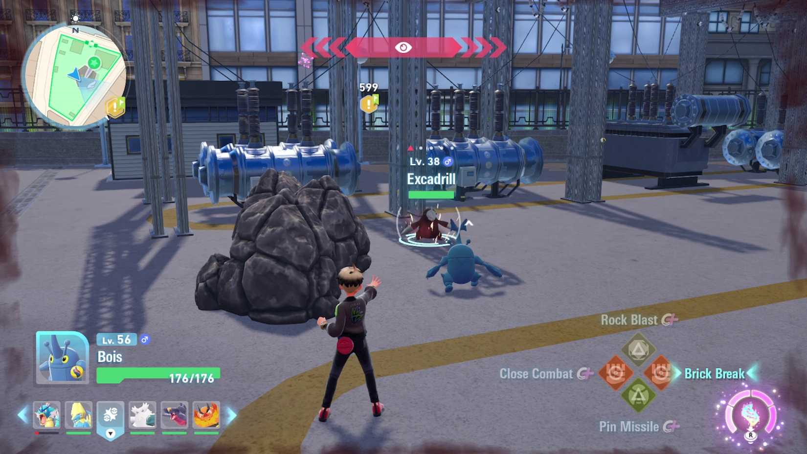 excadrill in wild zone 14 in pokemon legends za