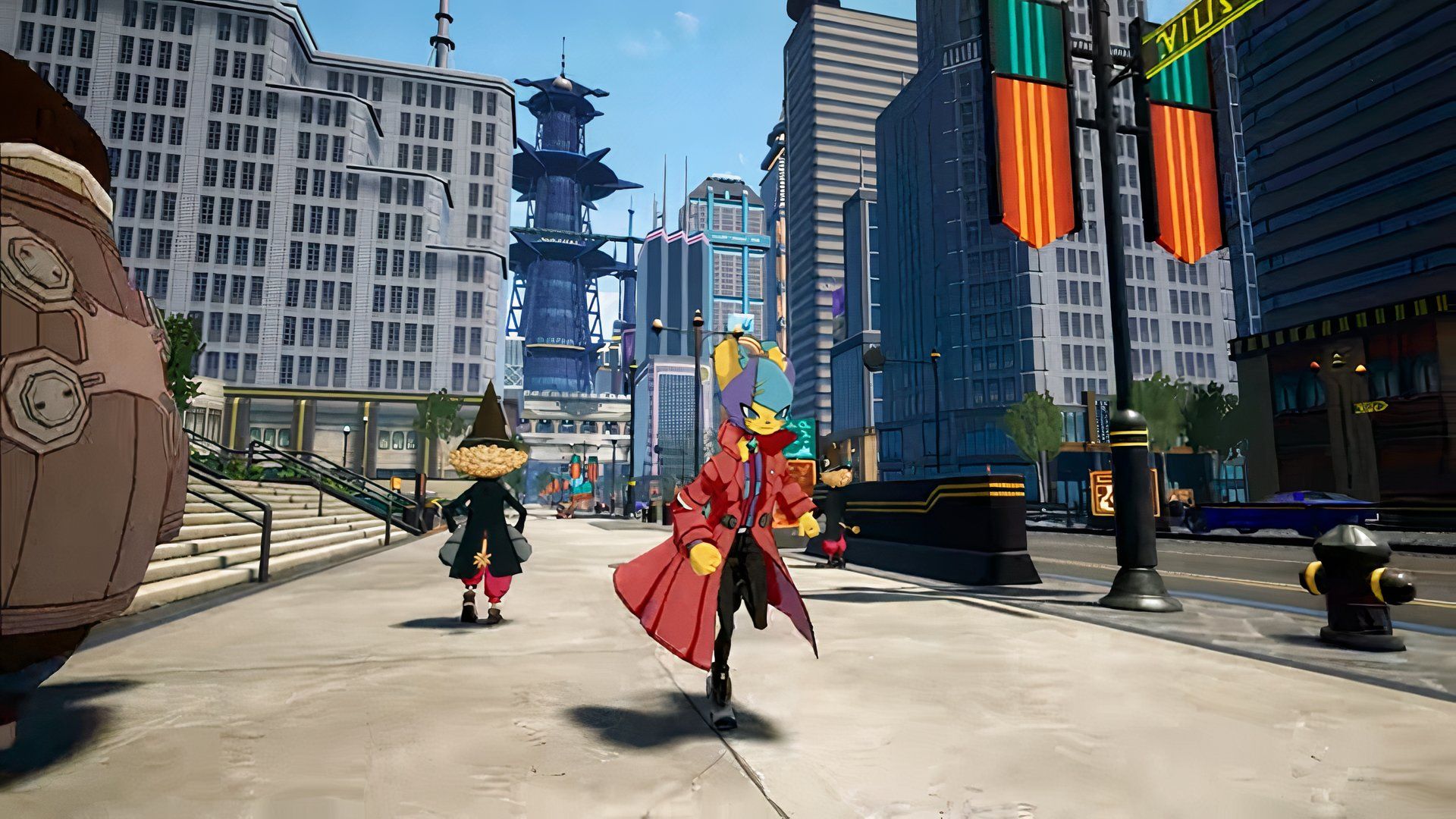 Exploring a city in Decapolice