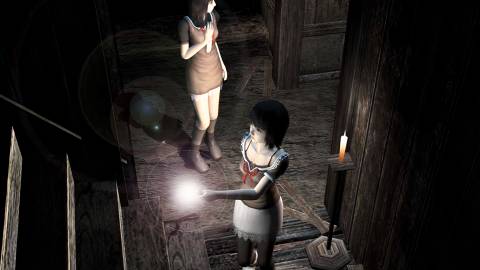 Exploring a house in Fatal Frame 2 Crimson Butterfly (PS2)
