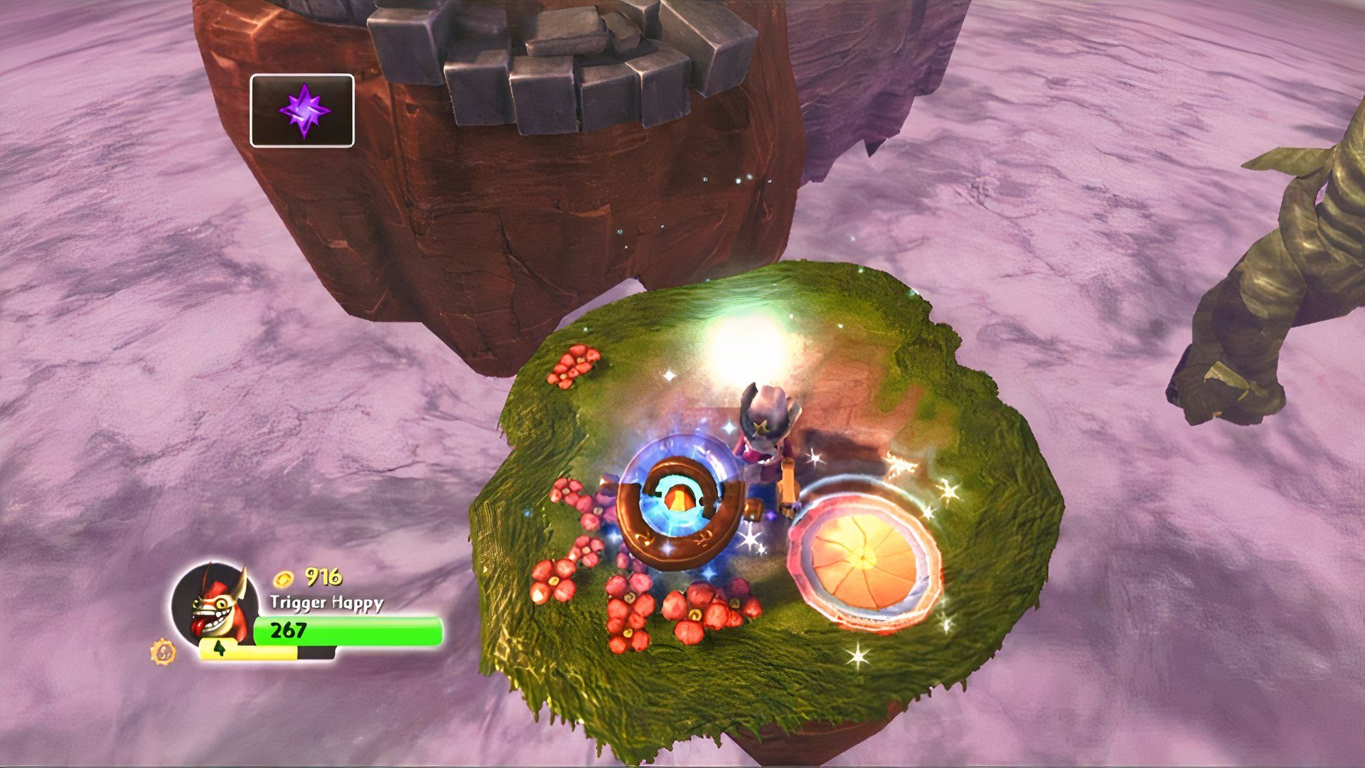 Exploring a level in Skylanders Spyro's Adventure