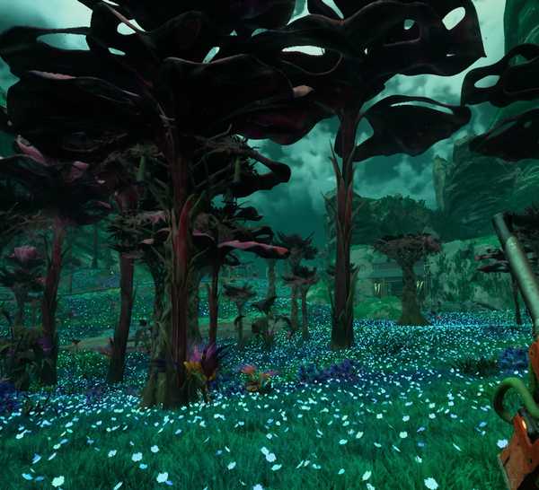 Exploring at night in The Outer Worlds 2