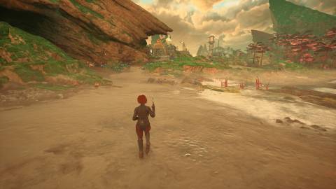 Exploring in third-person in The Outer Worlds 2