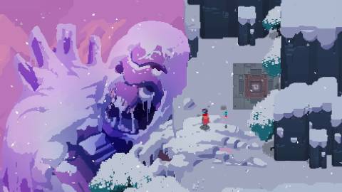 Exploring the world in Hyper Light Drifter