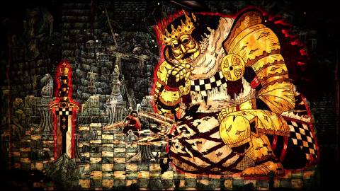 Facing a boss in Chronoscript The Endless End