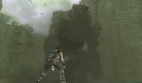 Facing a Colossus in Shadow Of The Colossus (PS2)