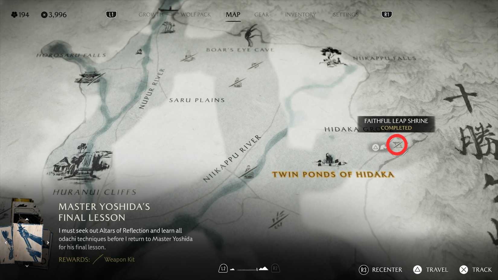 faithful leap shrine location ghost of yotei (2)