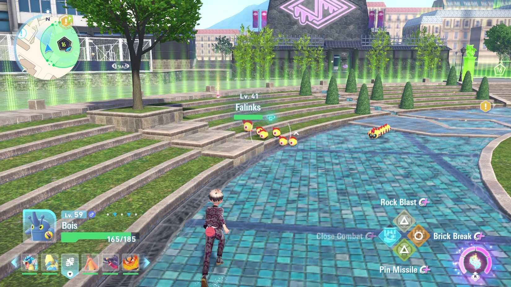 Phalinx in wild zone 16 in pokemon legends za