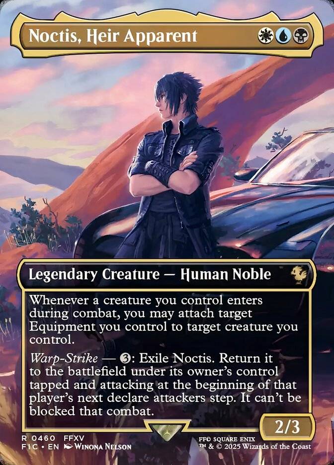 fic-460-noctis-heir-apparent-mtg-magic-gathering-ff-final-fantasy-15-scene-box
