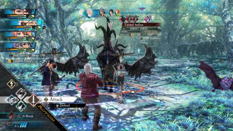 Fighting a battle in The Legend Of Heroes Trails Beyond The Horizon