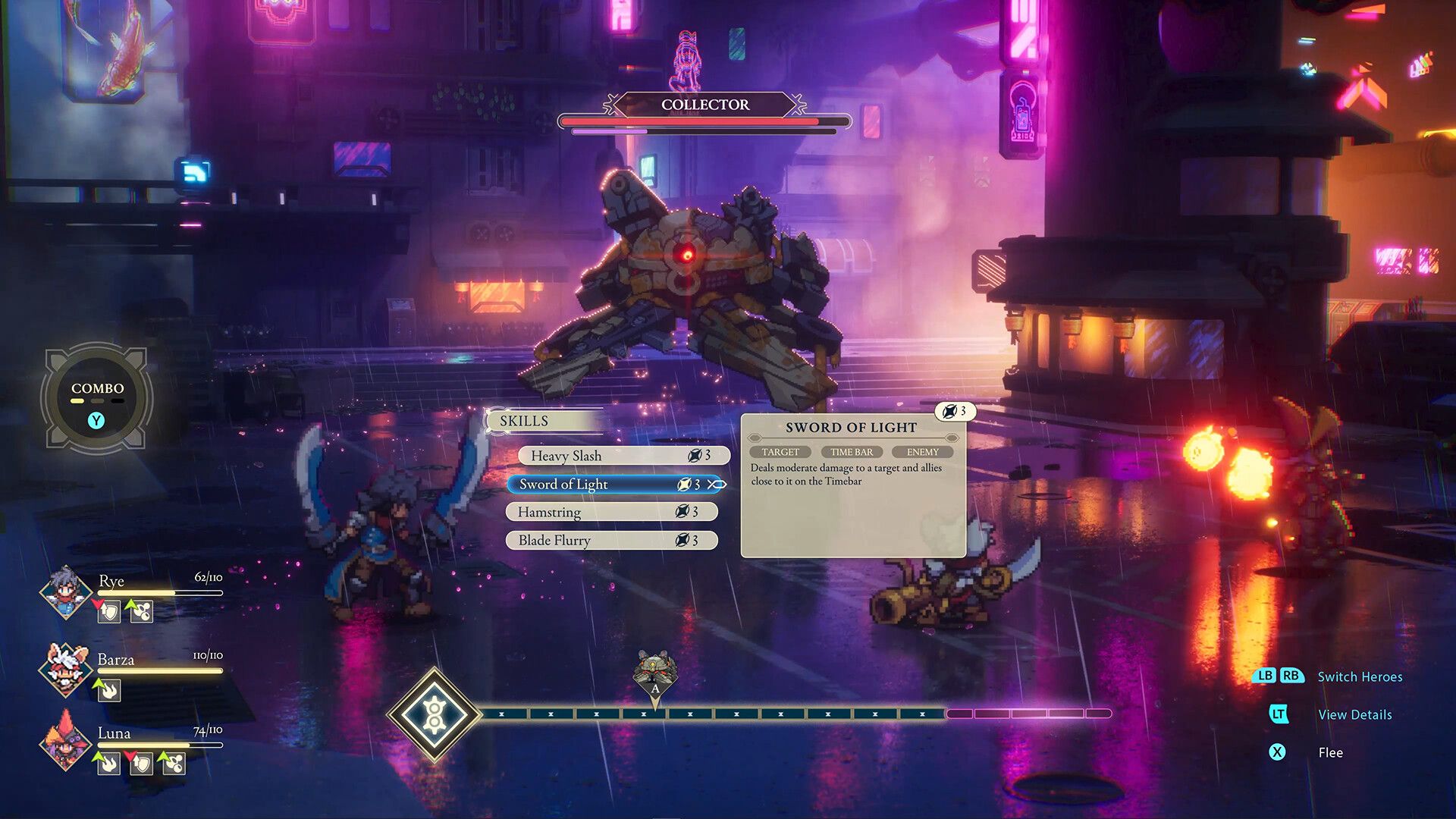 Fighting a robot in Threads of Time