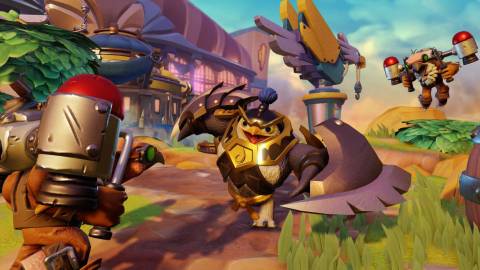 Fighting enemies in Skylanders Imaginators