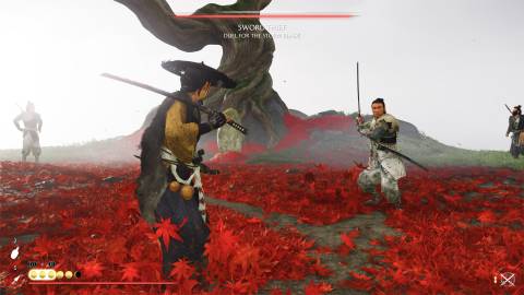 fighting the storm thief in jin sakai's resting place