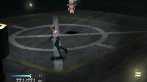Fighting the Ultimate Being phase 1 in Parasite Eve