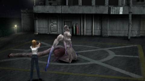 Fighting the Ultimate Being phase 3 in Parasite Eve