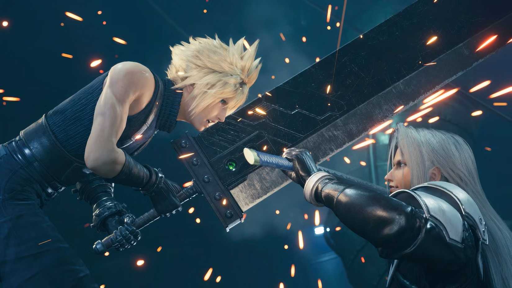 final fantasy 7 remake cloud sephiroth fight 1