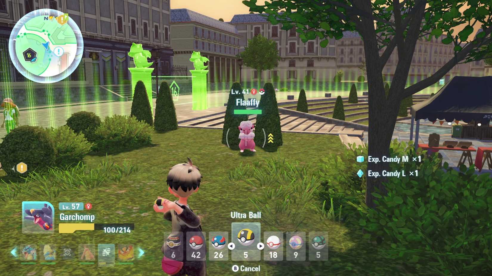 flaaffy in wild zone 16 in pokemon legends za