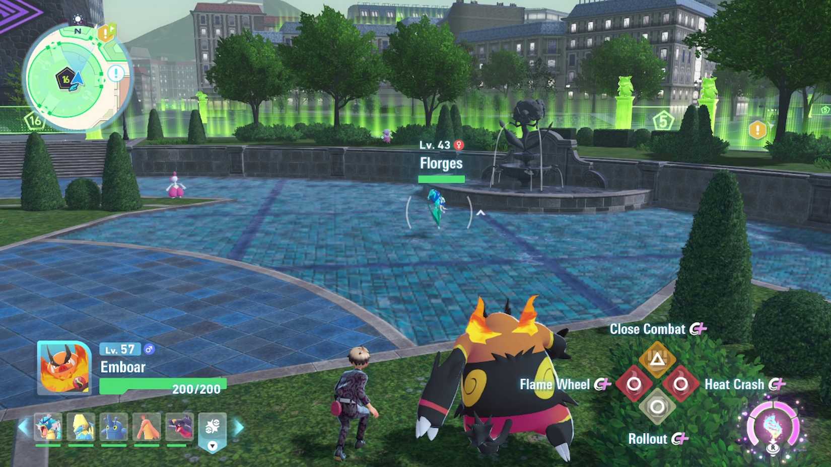 Florez in wild zone 16 in pokemon legends za