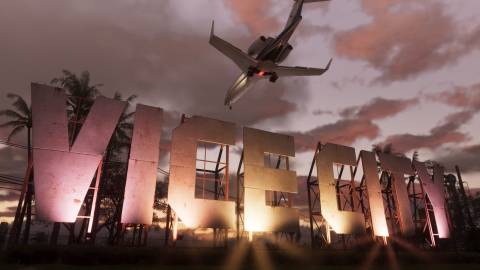 Flying into Vice City in Grand Theft Auto 6