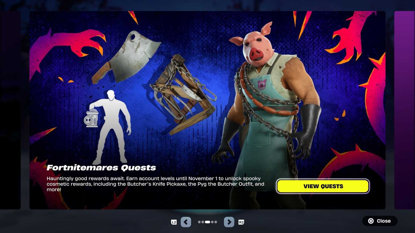 Fortnite Fortnitemares Pyg the Butcher free skin