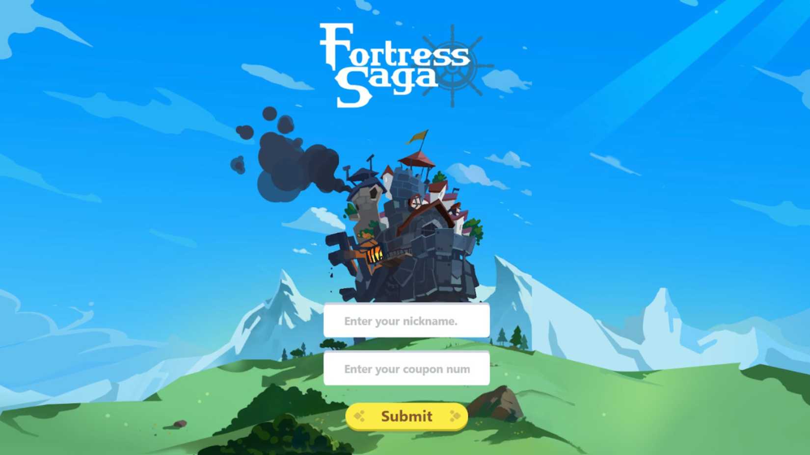 Fortress Saga the codes tab