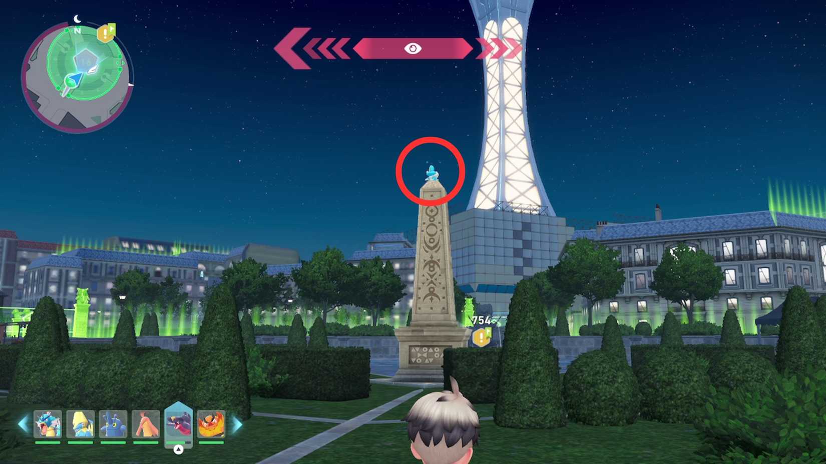 froakie in wild area 16 in pokemon legends za