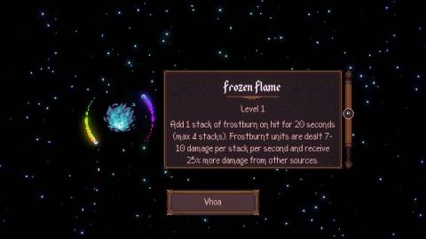 Frozen Flame ball in Ball X Pit