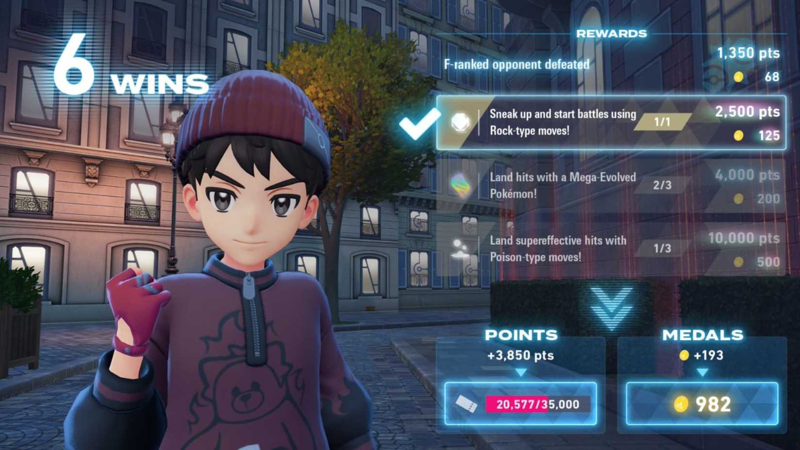 Fullfilling multiple Bonus Cards conditions at the same time - Pokemon Legends Z-A