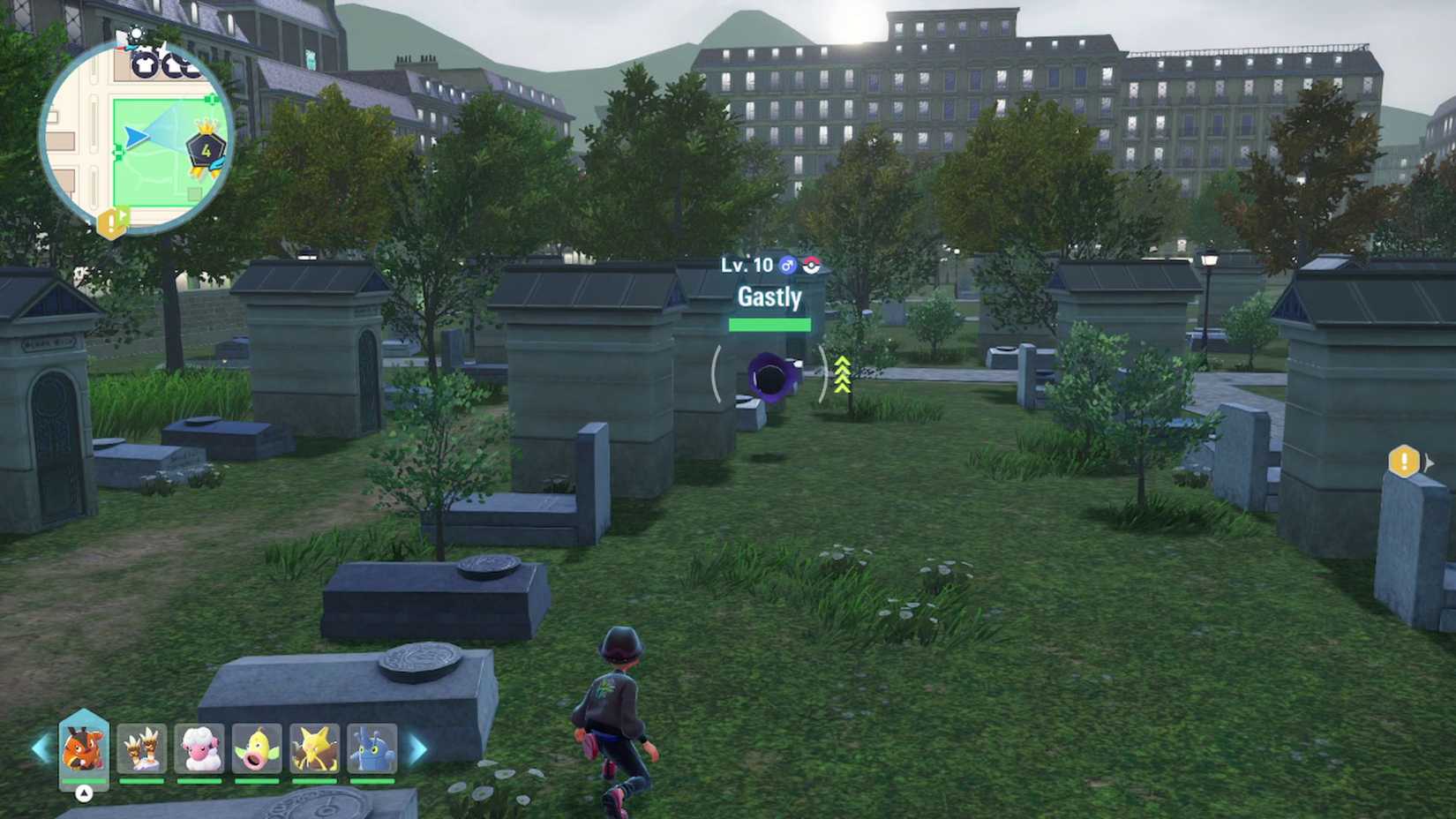 gastly location in wild zone 4 in pokemon legends za