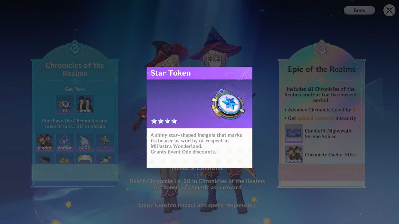 genshin-impact-miliastra-wonderland-odes-currency-how-get-arcane-keystone-chronal-nexus - star token 2