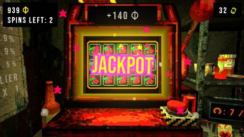 Getting a jackpot in CloverPit