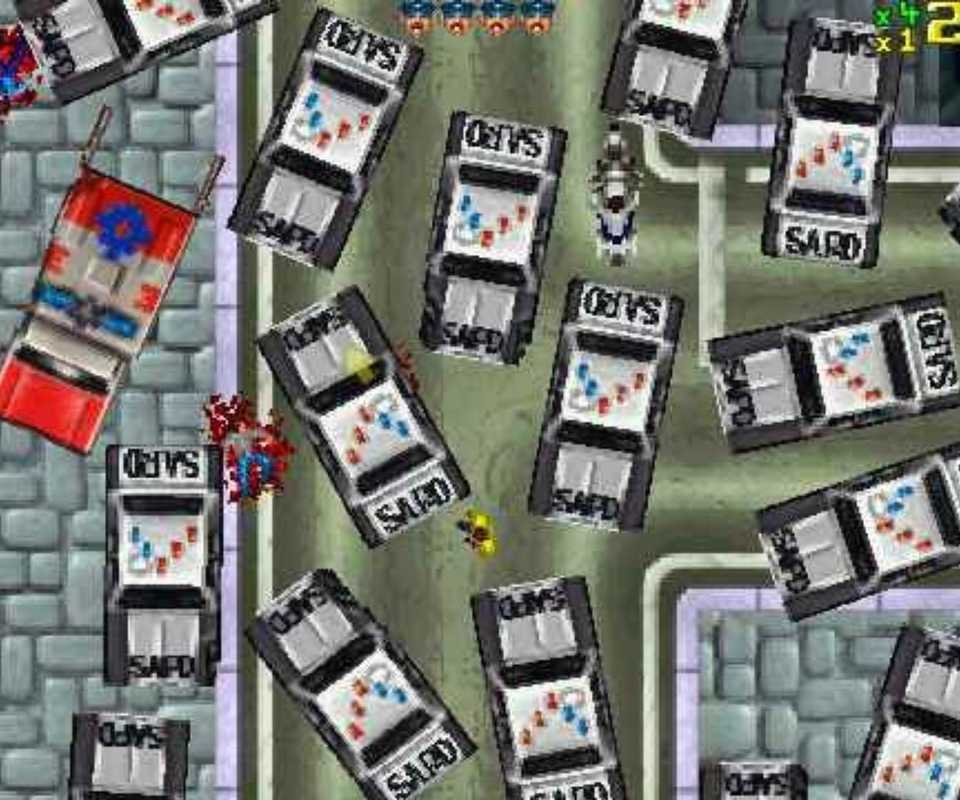 Getting caught by the police - Grand Theft Auto