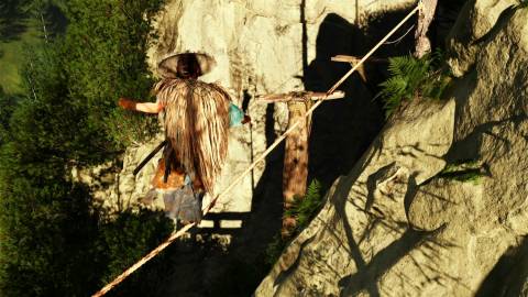 ghost of yotei faithful leap shrine charm of Futsunushi route (11)