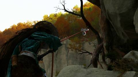 ghost of yotei faithful leap shrine charm of Futsunushi route (2)