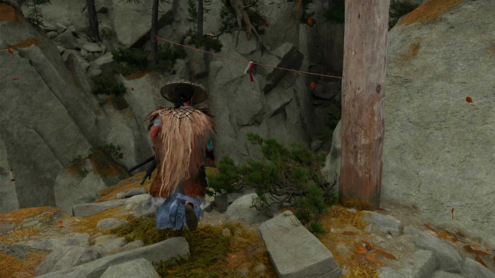 ghost of yotei faithful leap shrine charm of Futsunushi route (3)