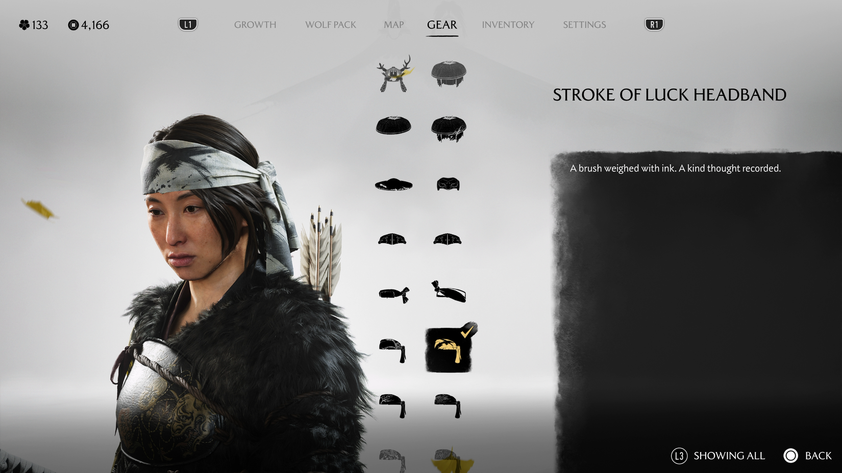 ghost-of-yotei-hats-45-stroke-of-luck-headband