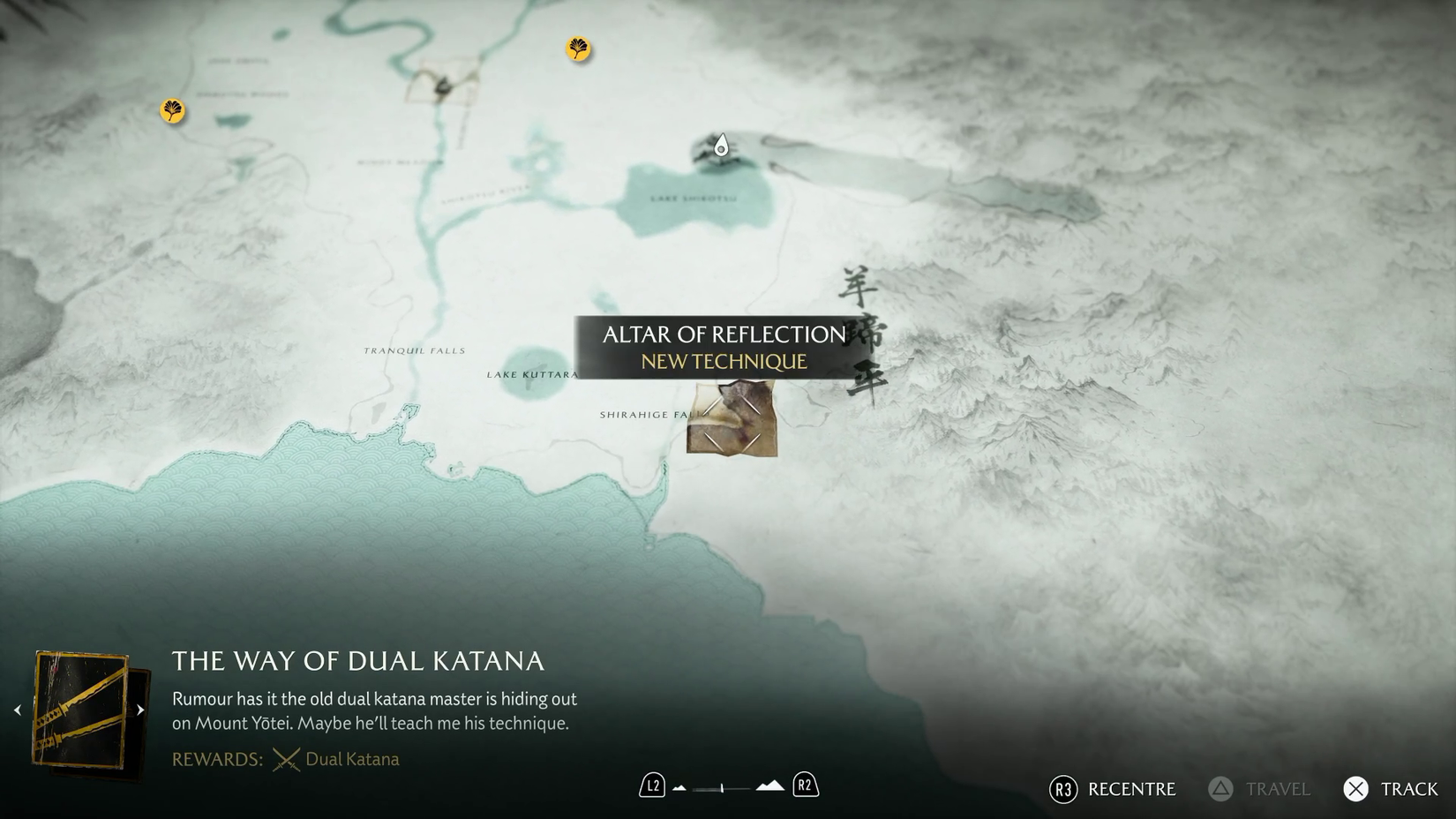 ghost-of-yotei-travelers-map-waterfall-altar