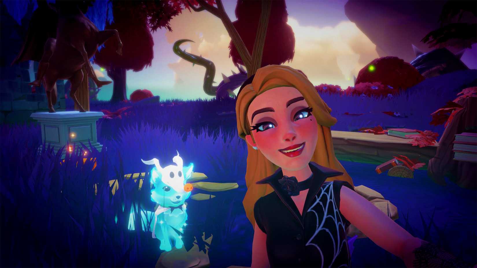 ghostly critter zero blue fox favorite food in ddv disney dreamlight valley