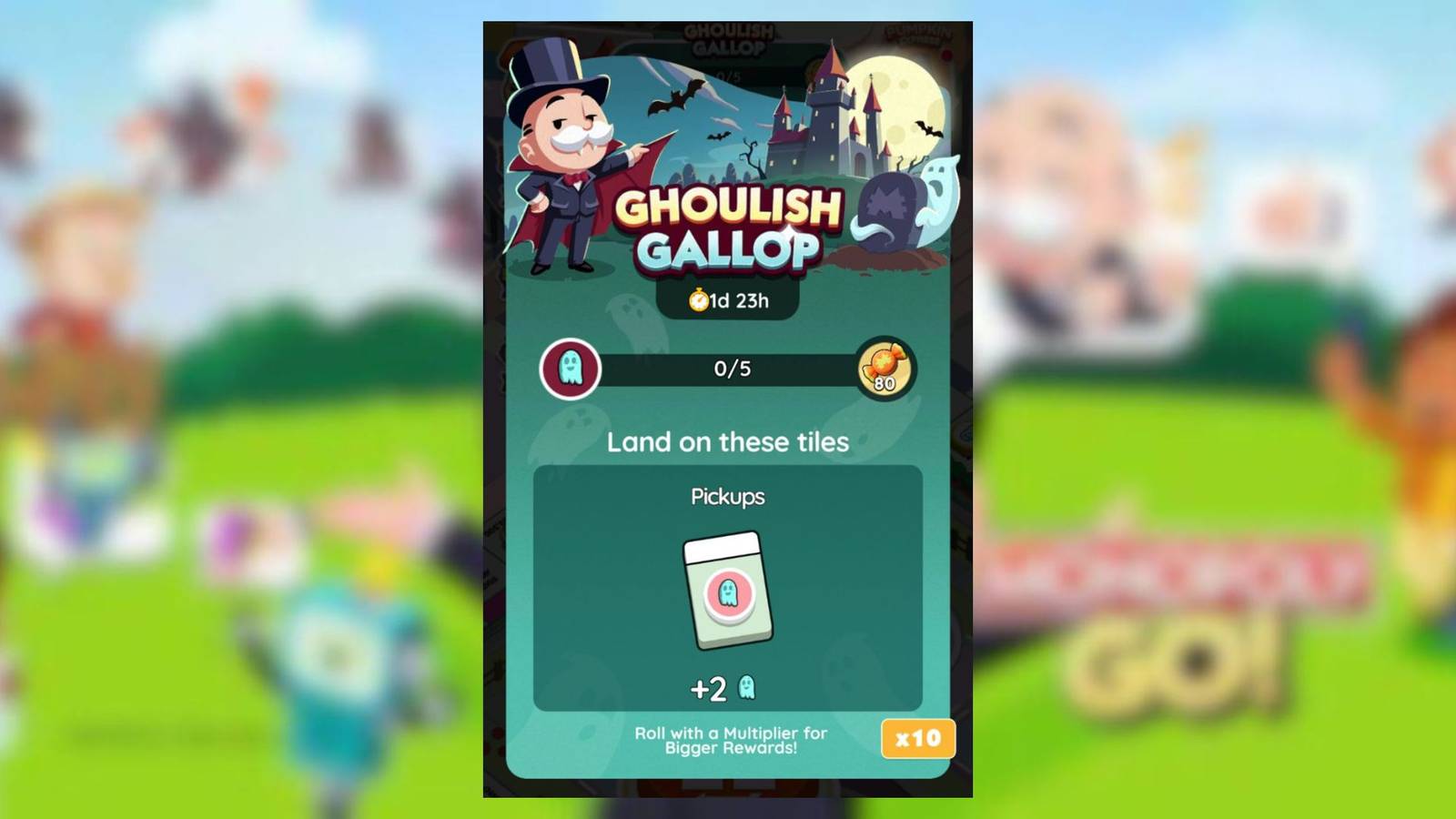 ghoulish gallop monopoly go