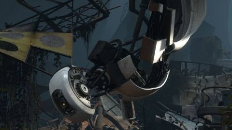 GlaDOS' full appearance in Portal 2.